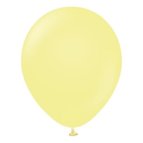 Makaron Balon Sarı (10 Adet)