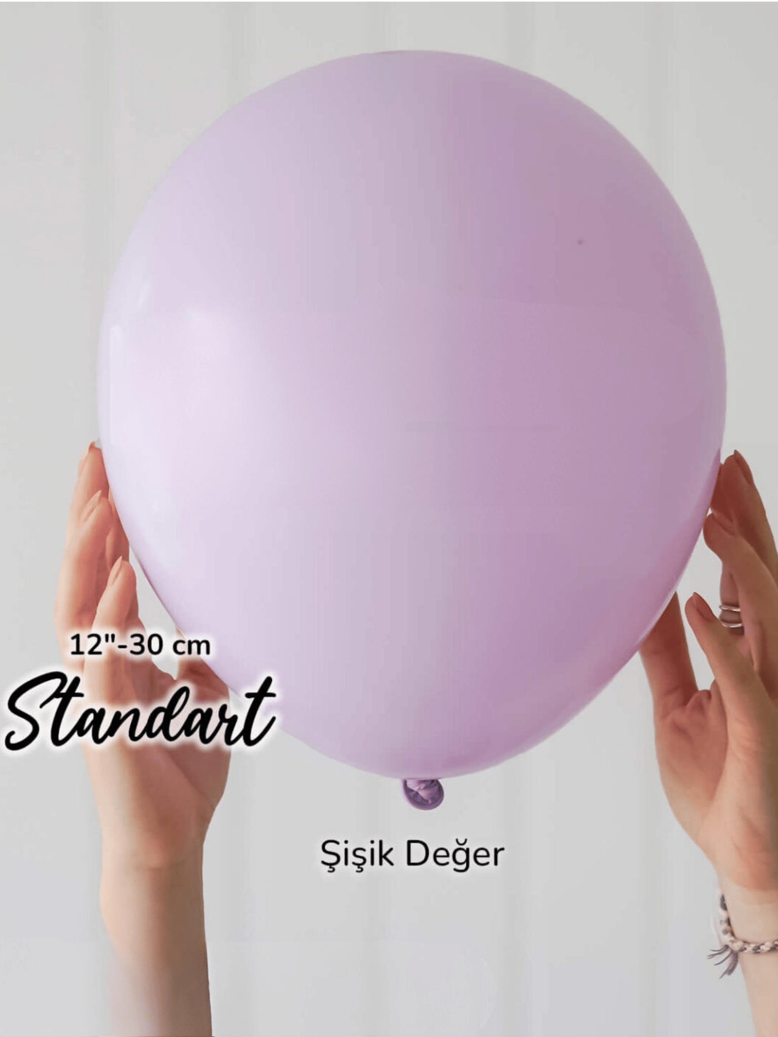 Makaron Lila Balon (10 Adet)