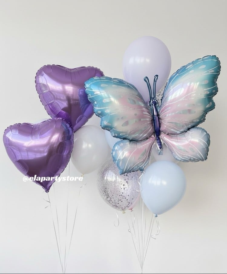 MOR KELEBEK FOLYO BALON KONSEPT