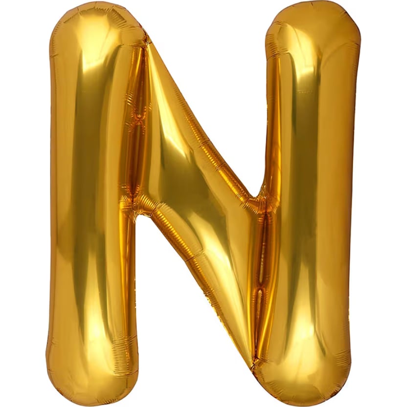 N Gold Harf Folyo Balon