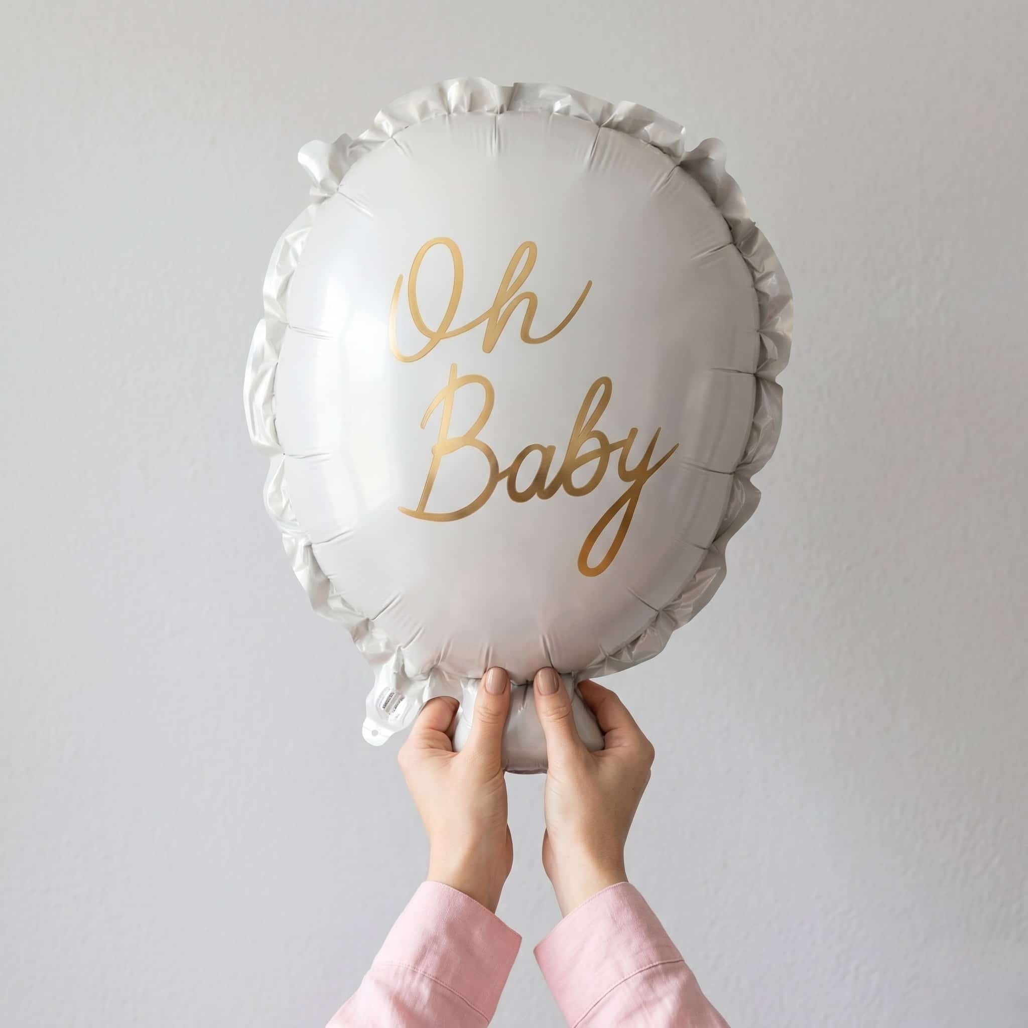 Oh Baby Gold Baskılı Folyo Balon