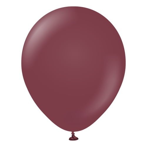 Pastel Bordo Opak Balon