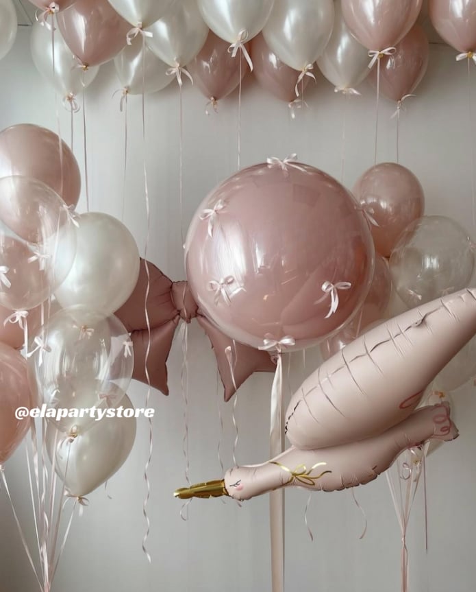 PEMBE FİYONK FOLYO BALON KONSEPT
