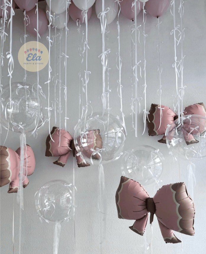PİNK BOW ELEGANCE FOLYO BALON KONSEPT