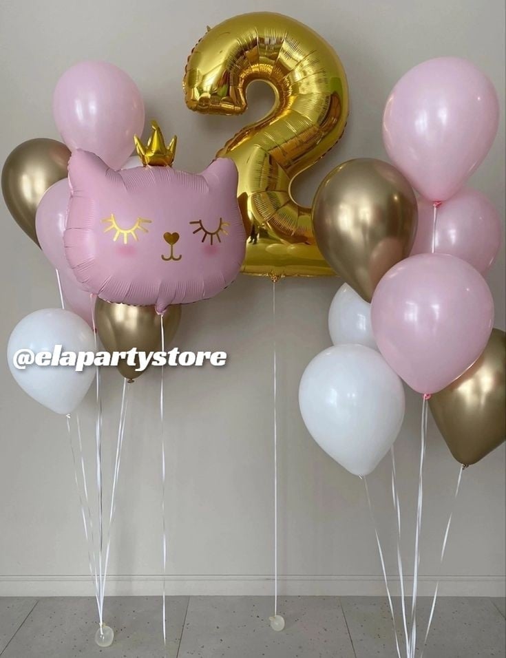 PİNK CAT FOLYO BALON KONSEPT