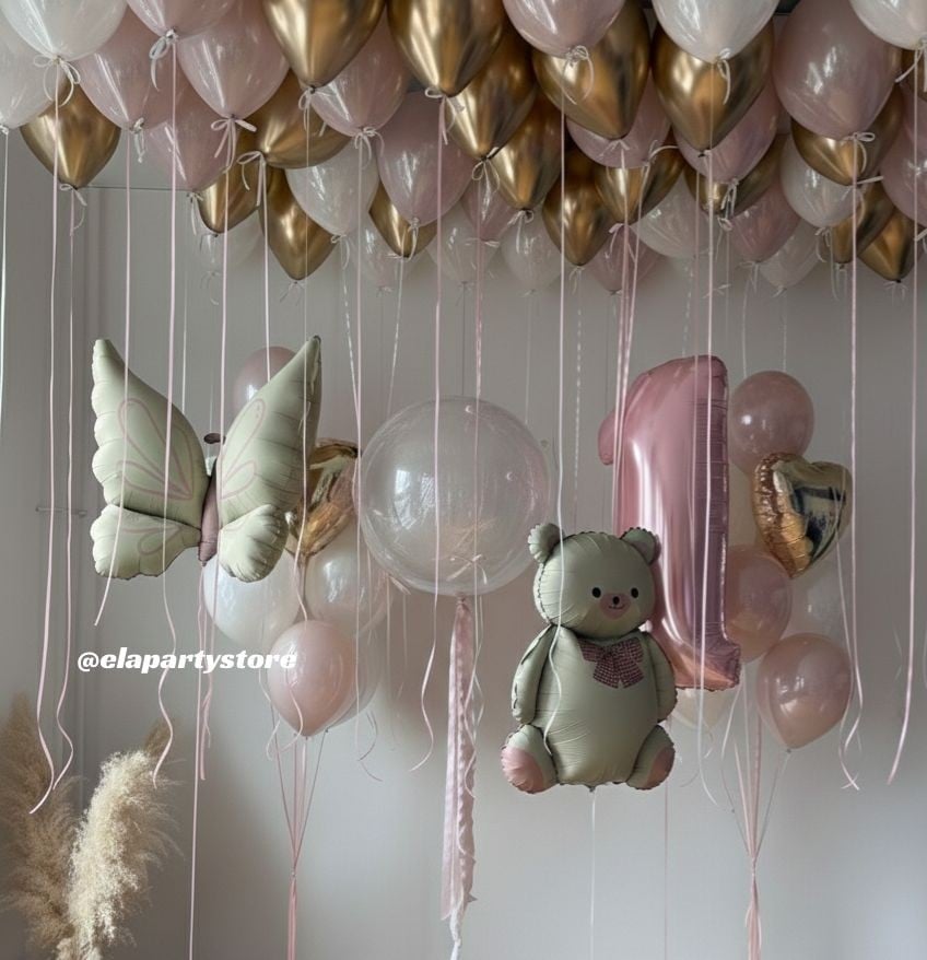 PUDRA VE PARILTI FOLYO BALON KONSEPT