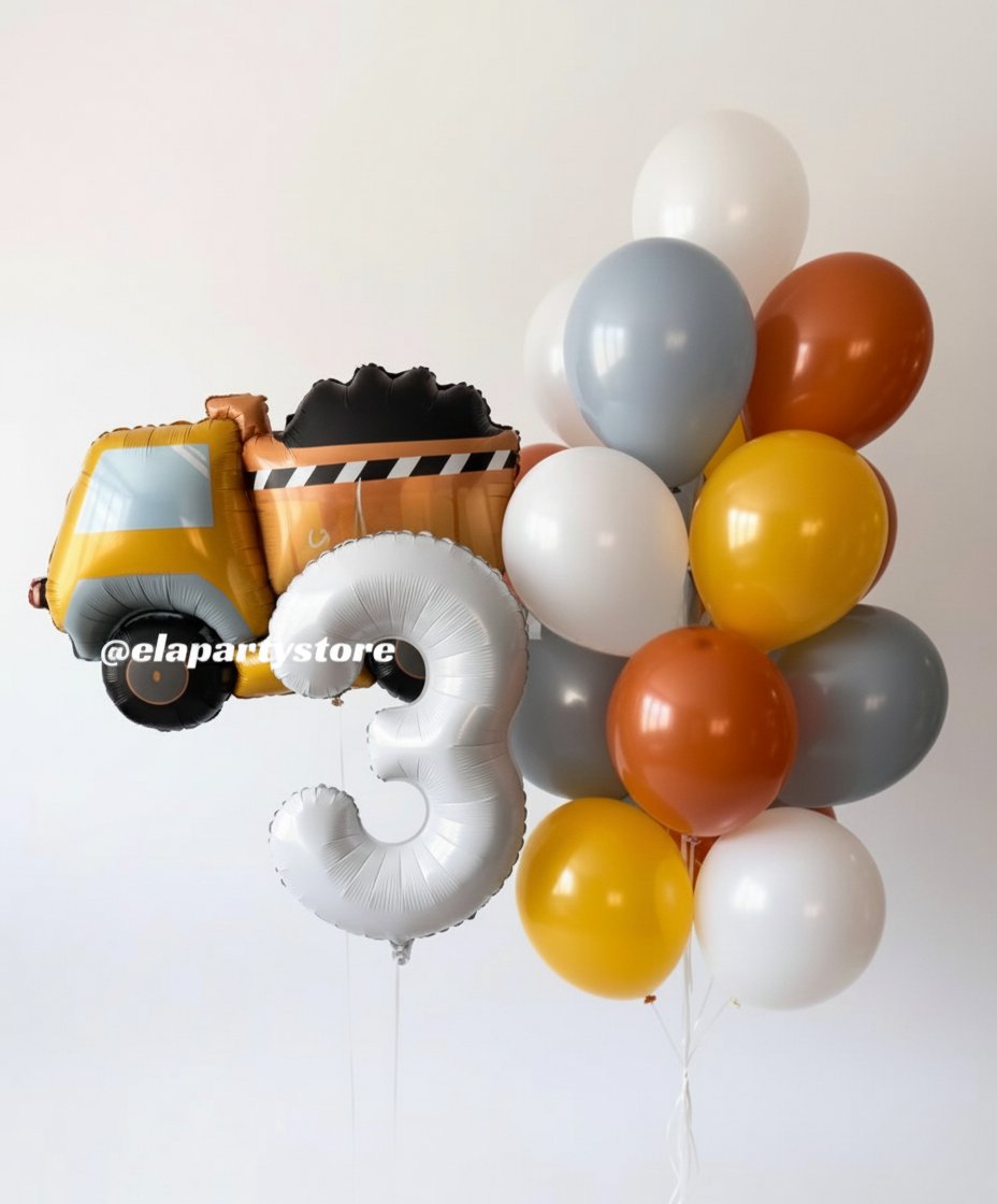 RENKLİ KAMYON FOLYO BALON KONSEPT