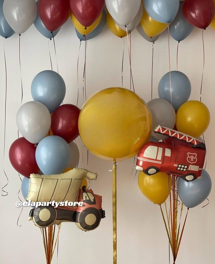 RENKLİ TAŞITLAR FOLYO BALON KONSEPT