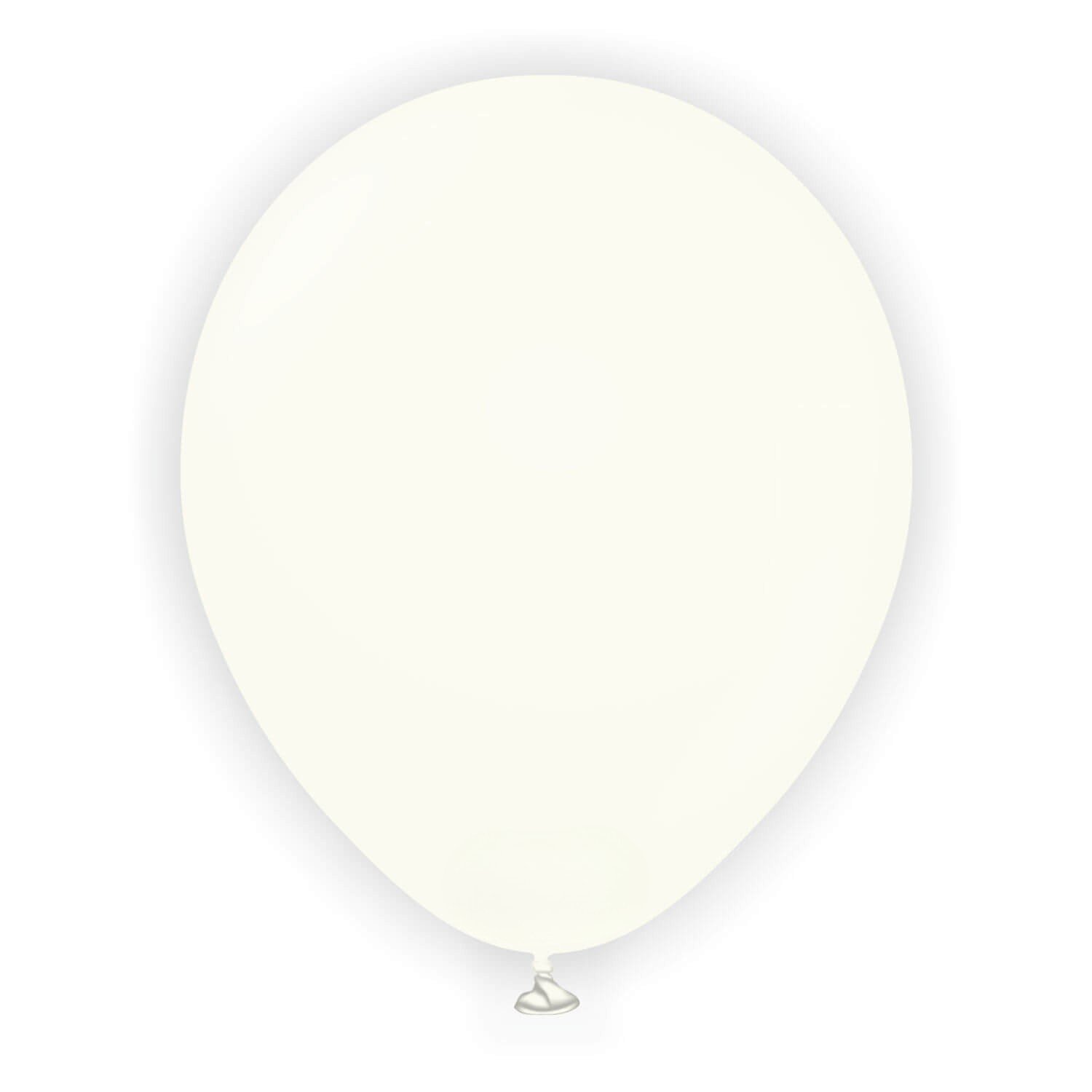 Retro Beyaz Balon (10 Adet)