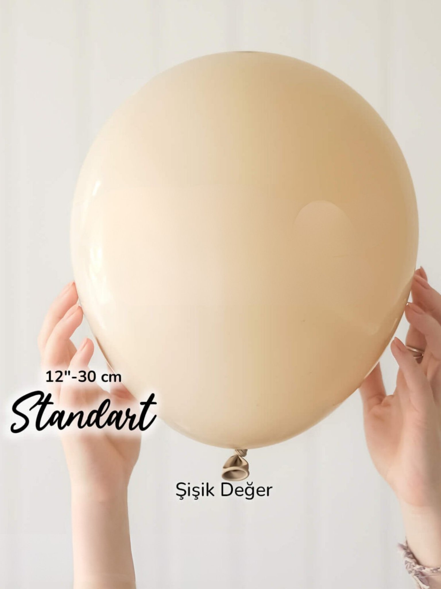 Retro Deniz Kumu Balon (10 Adet)