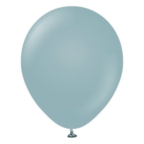 Retro Fırtına Mavisi Balon (10 Adet)