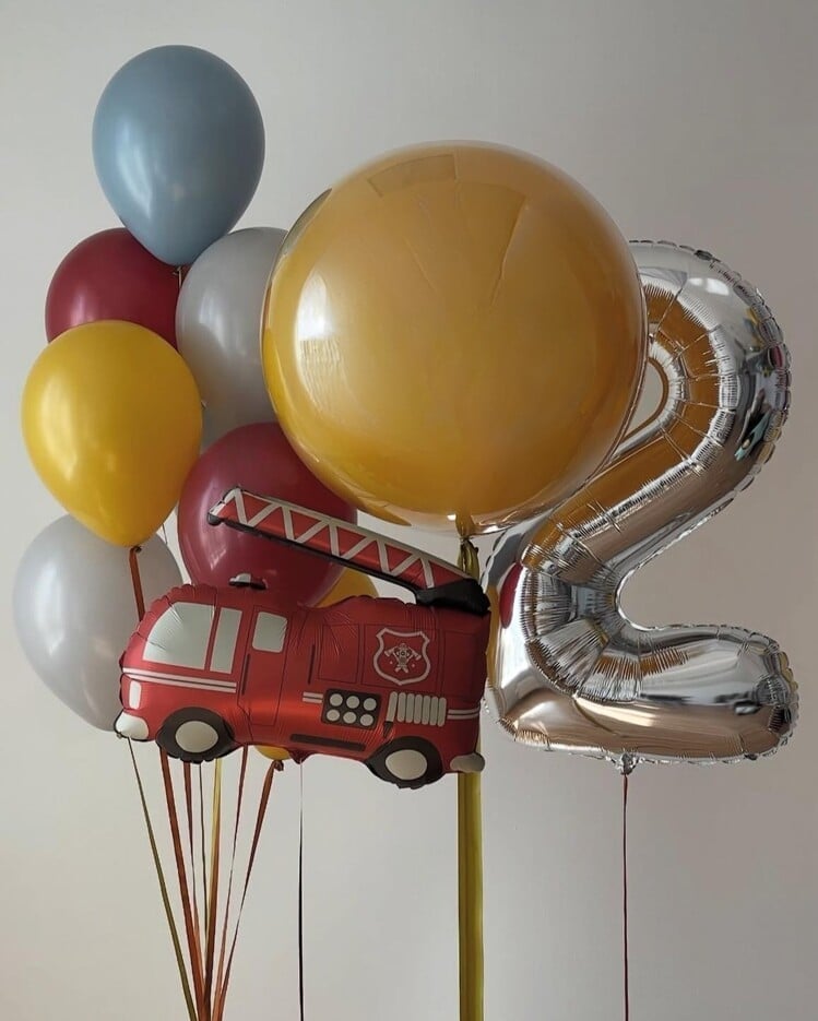 RETRO İTFAİYE FOLYO BALON KONSEPT