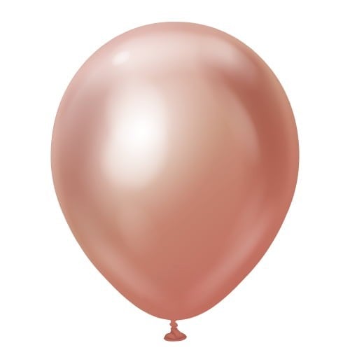 Rose Gold Krom Balon (5 Adet)