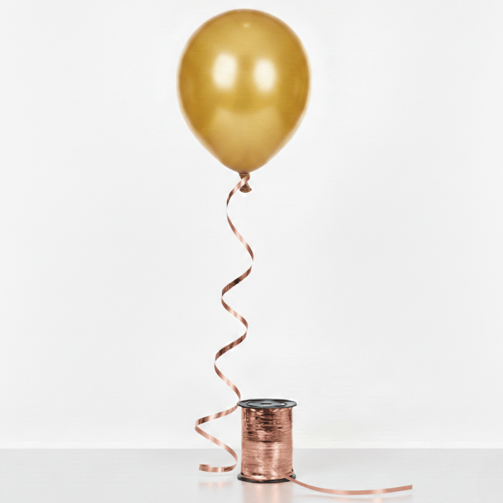 Rosegold Metalize Balon İpi 200 Metre