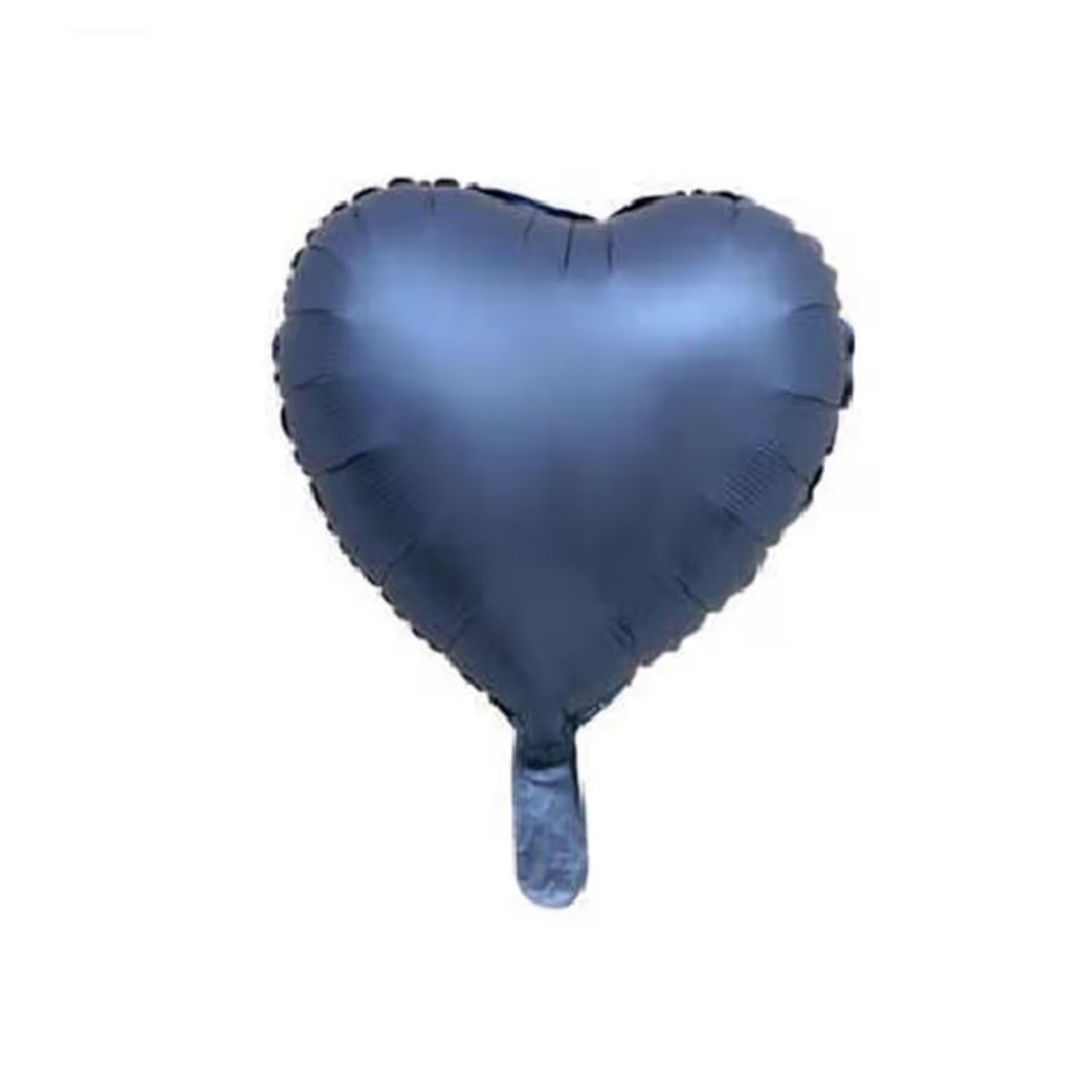 SATEN LACİVERT KALP FOLYO BALON