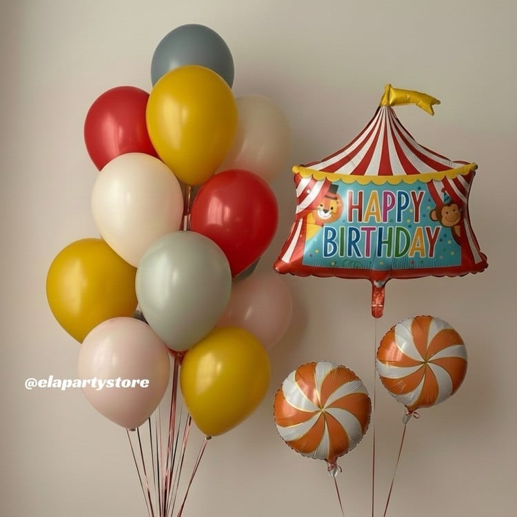 SİRK ŞÖLENİ FOLYO BALON KONSEPT