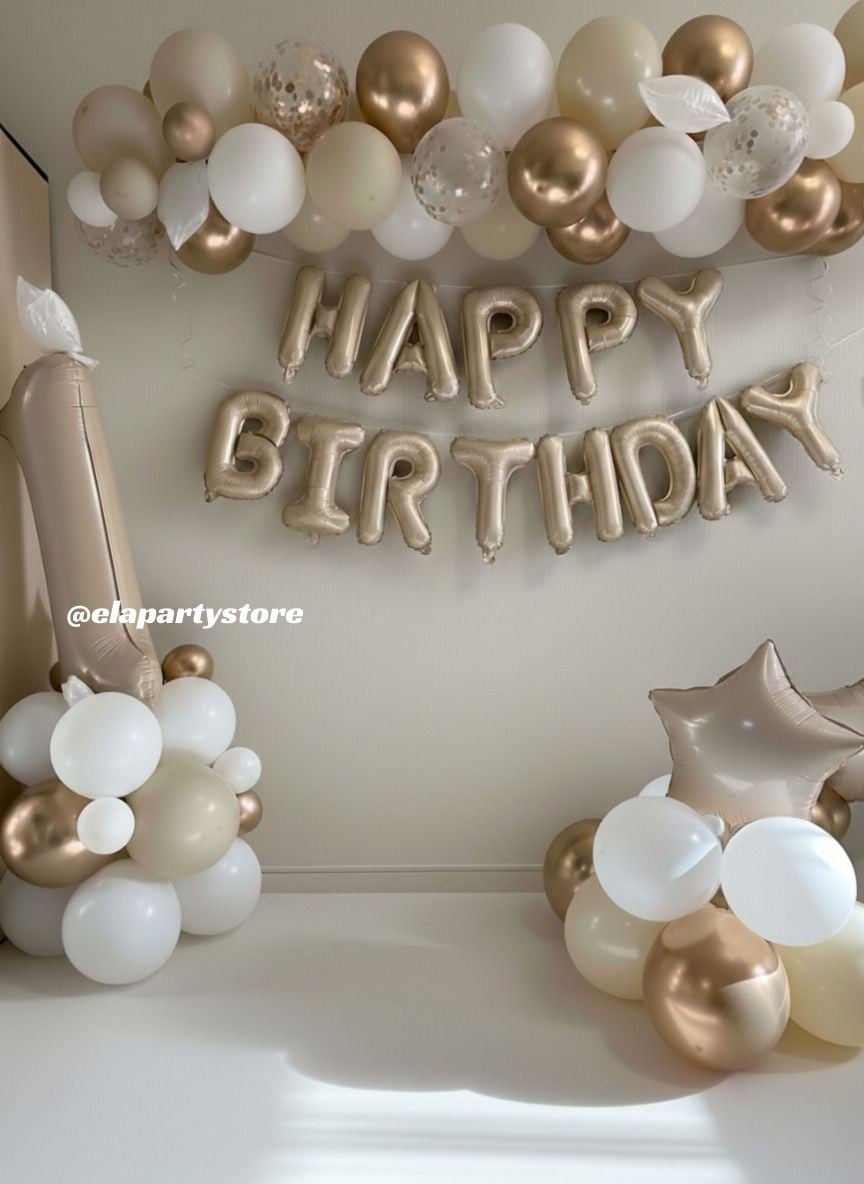 Soft Glam Balon Zinciri Konsept
