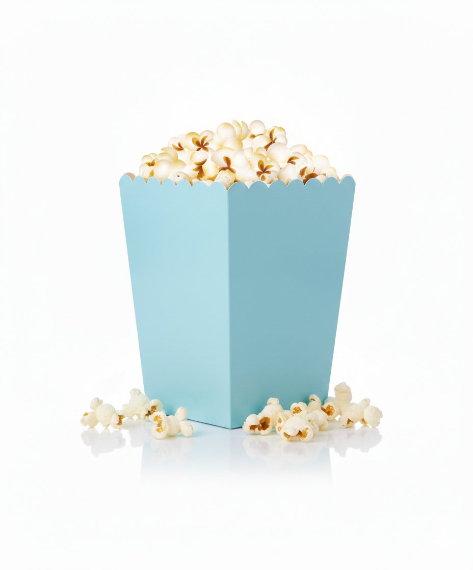 Soft Mavi Mısır Popcorn Kutusu 8'li