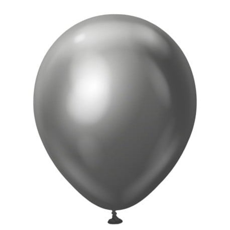 Uzay Grisi Krom Balon (5 Adet)