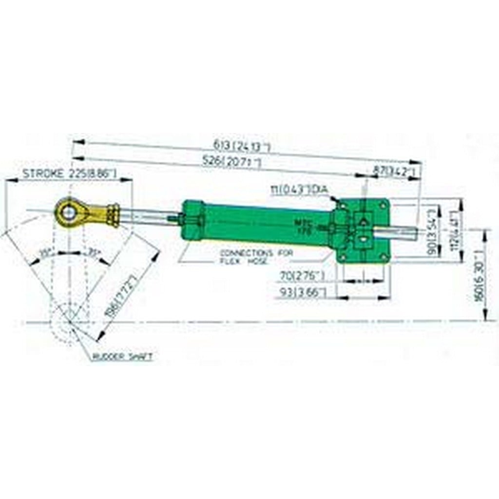 MTC17510 Hidrolik Silindir, Tip MTC 175