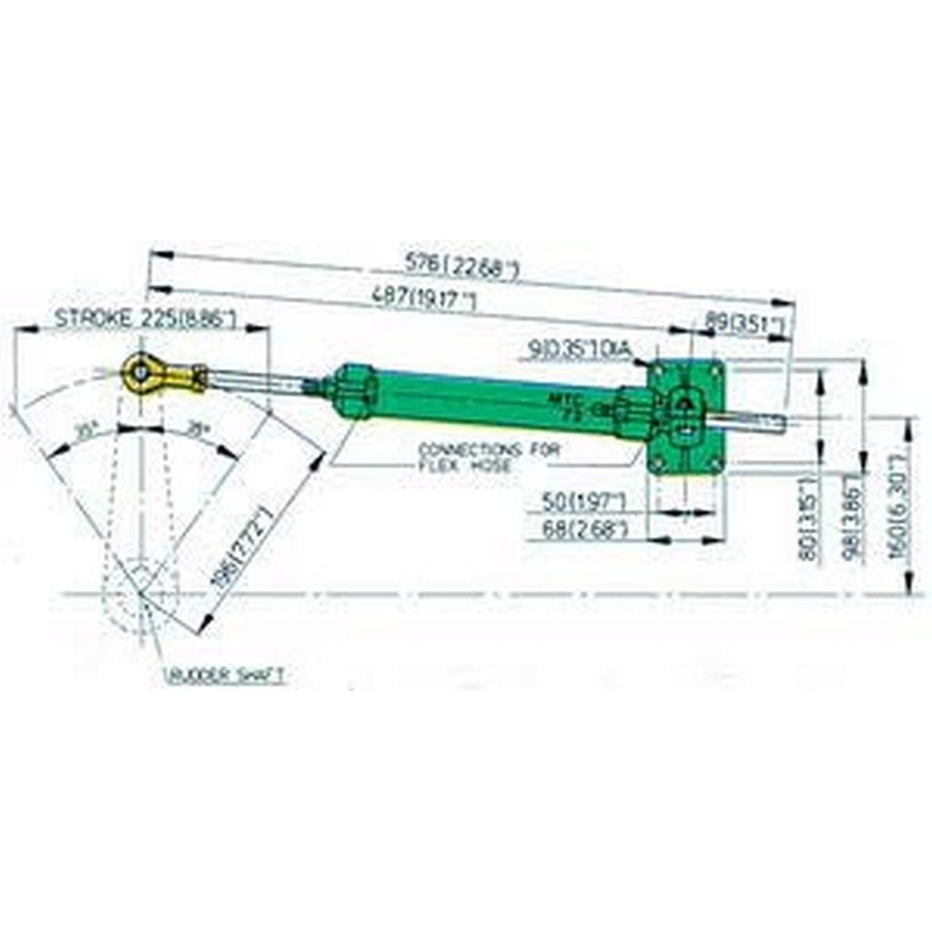 MTC7210 Hidrolik Silindir, Tip MTC 72