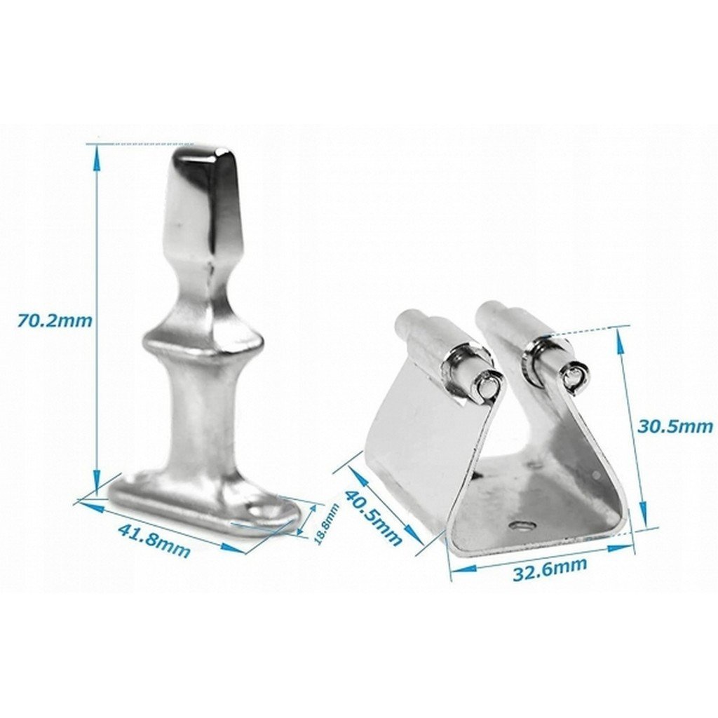 Stoper, Paslanmaz Çelik, Base 33x62MM, H.70MM