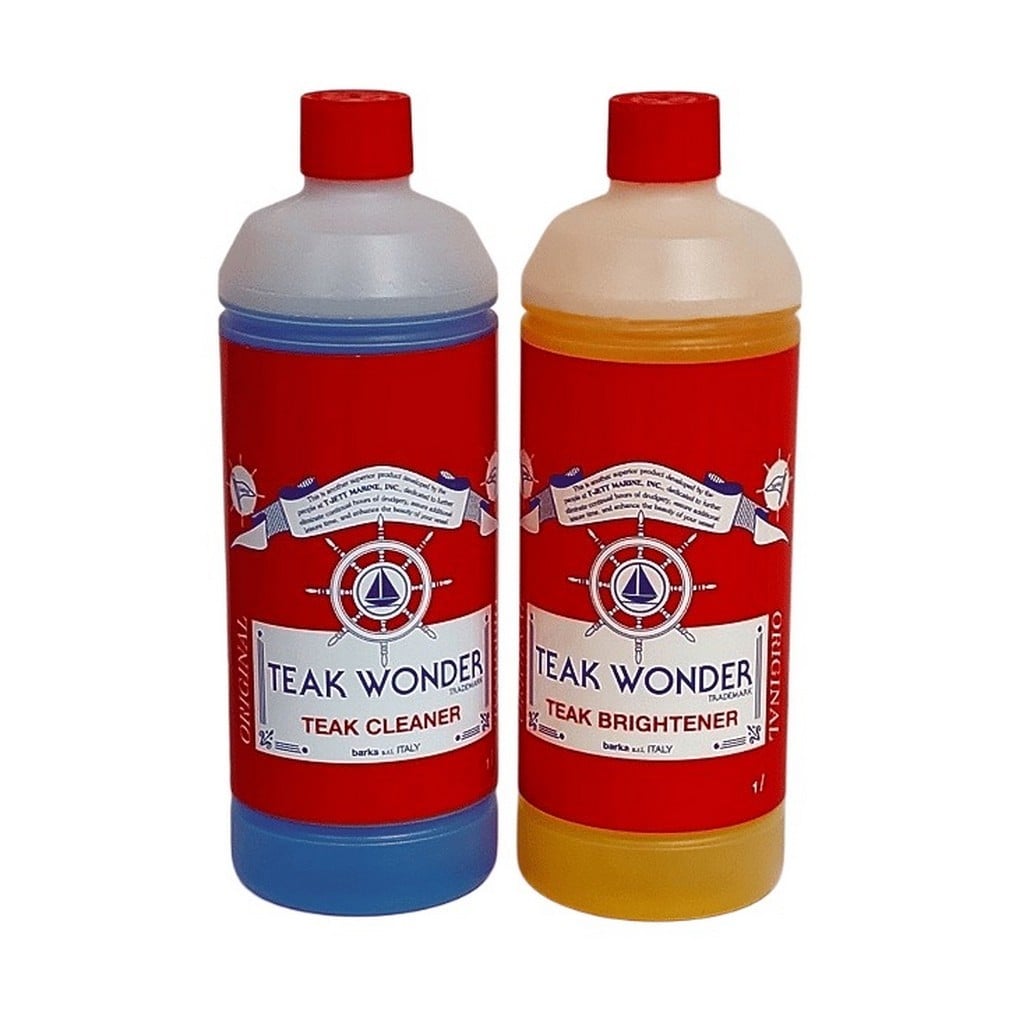 Teak Wonder Combo Pack, Tik Bakım Seti, İkili, Brightener&Cleaner