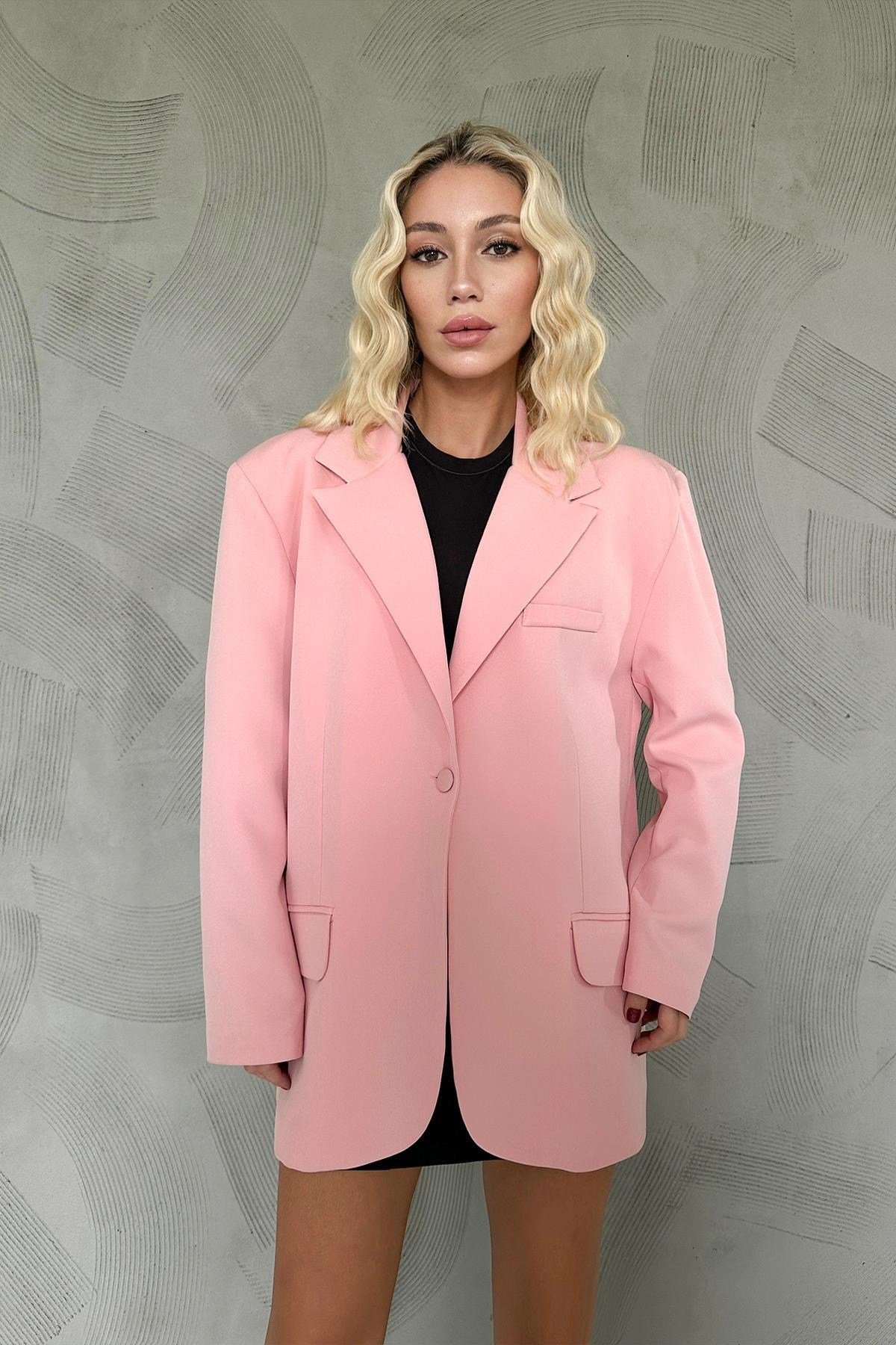 Pudra Oversize Ceket