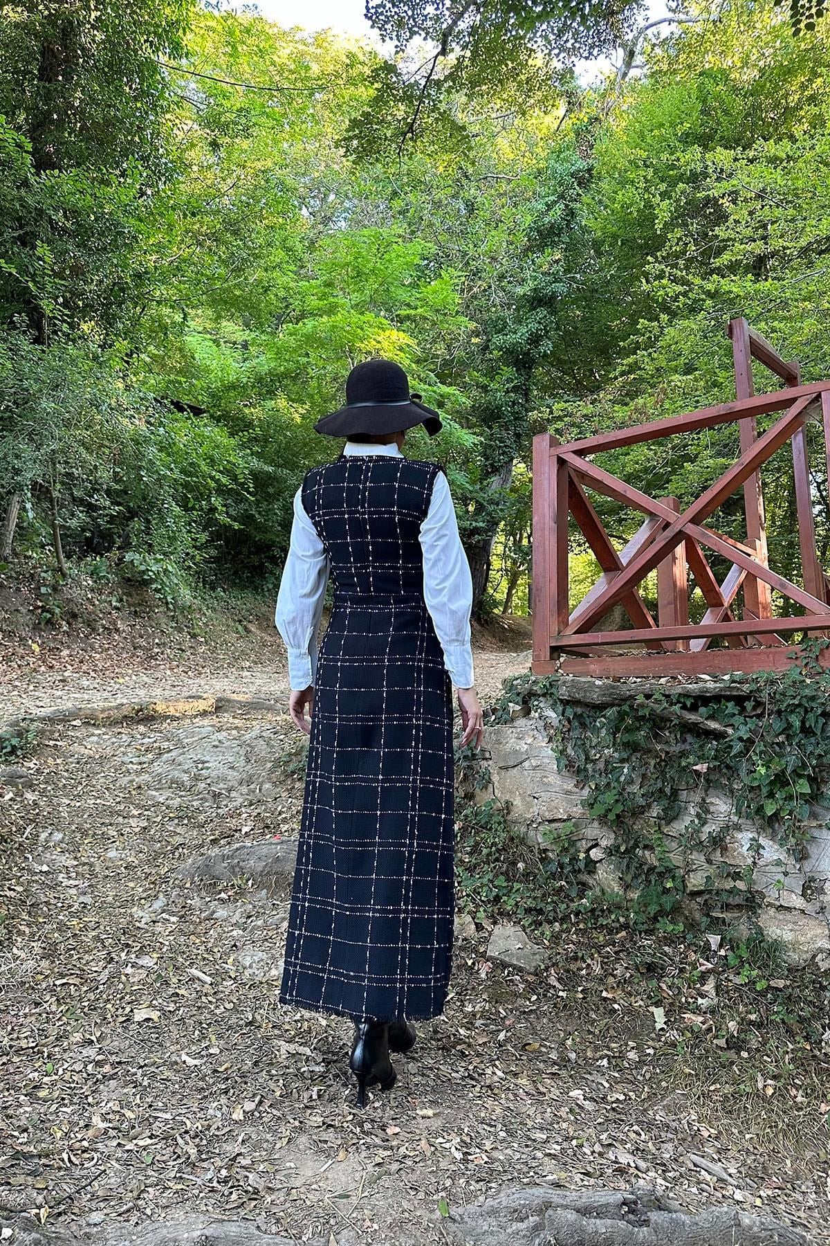 Siyah Tüvit Jile Elbise