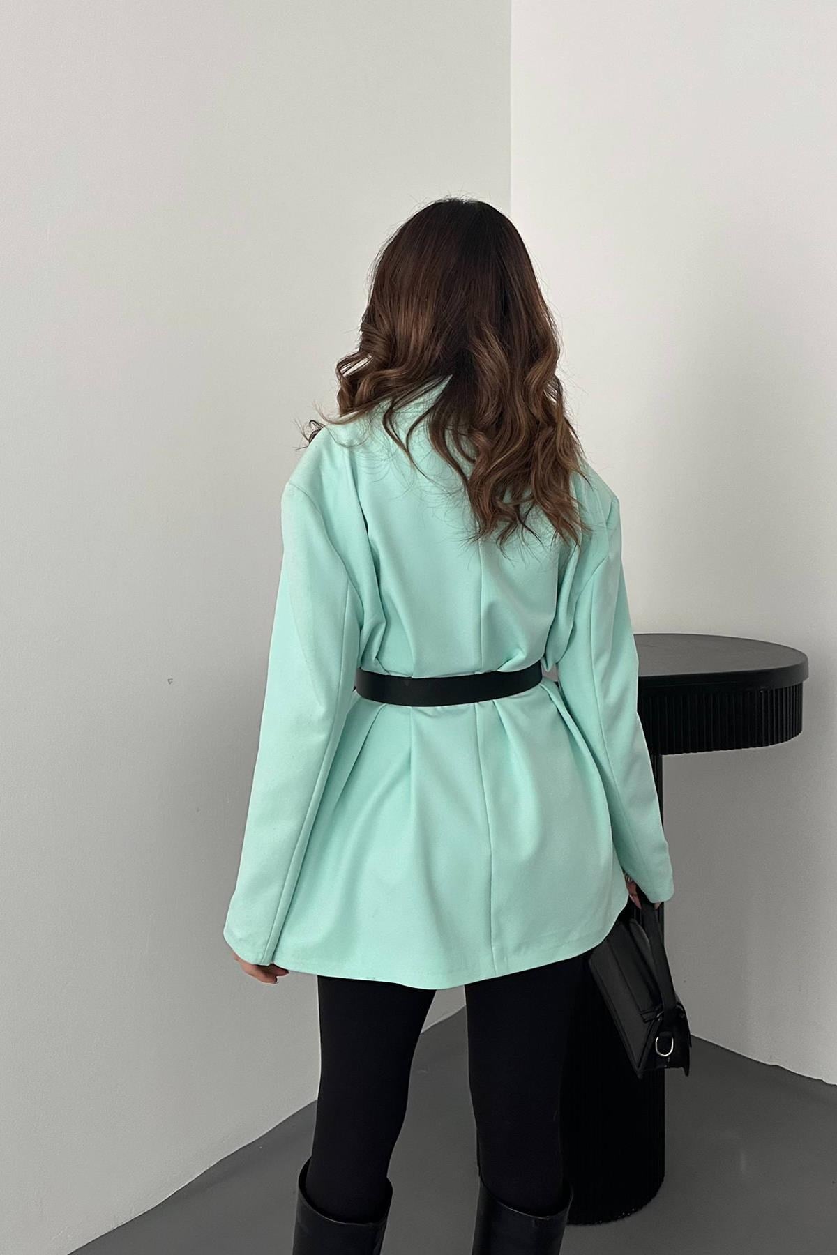 Toptan Mint Oversize Ceket