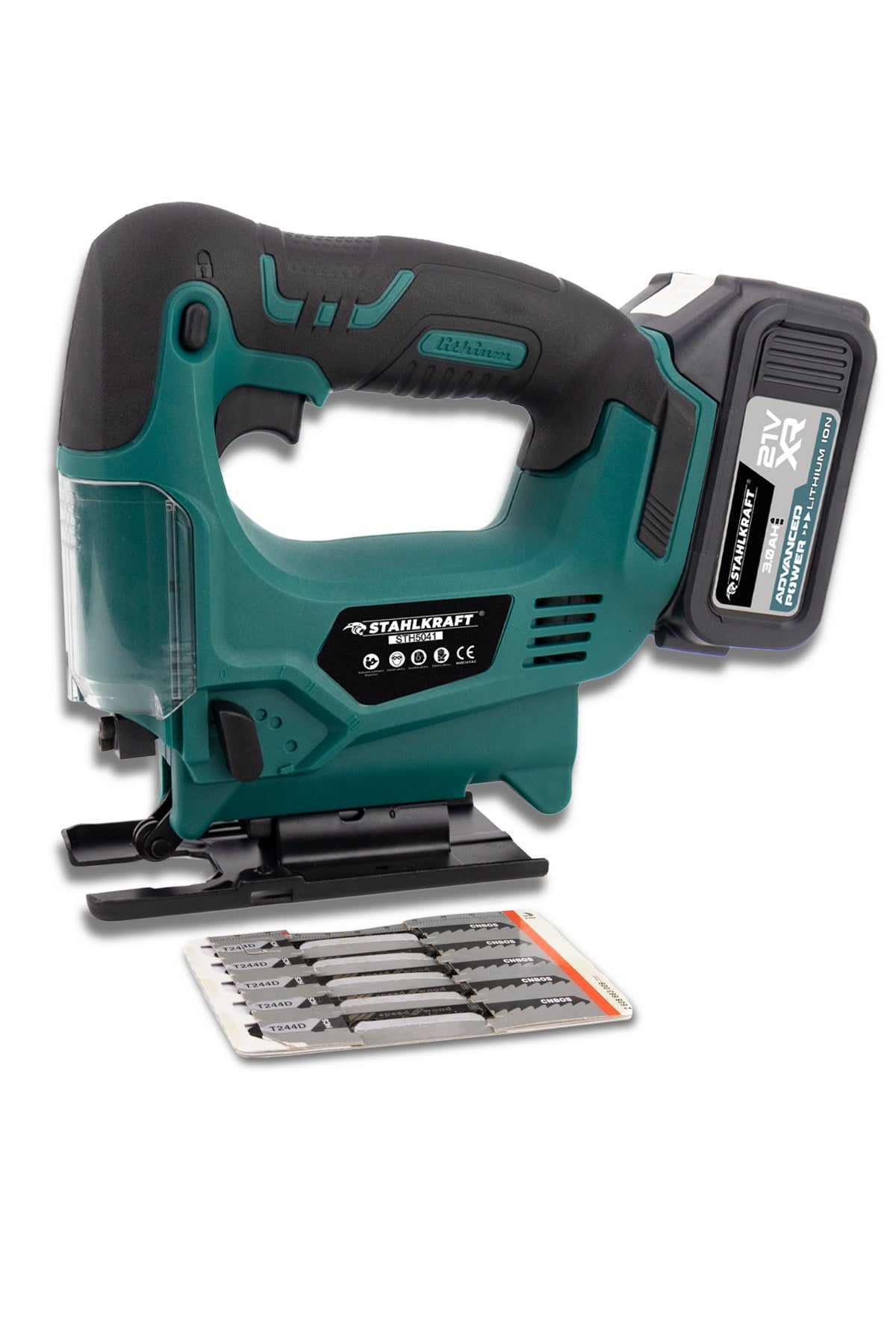 STAHLKRAFT STH 5041 Akülü Devir Ayarlı Dekupaj Testere