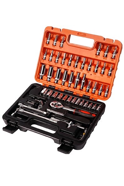 STAHLKRAFT STH 5170 53 Parça 1/4 Cırcırlı Lokma Anahtar Takımı Bits Uç Seti 53 Parça