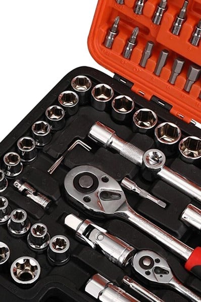 STAHLKRAFT STH 5171 108 Parça Prof Lokma Takımı 1/2-1/4 Cr-v Kaplama