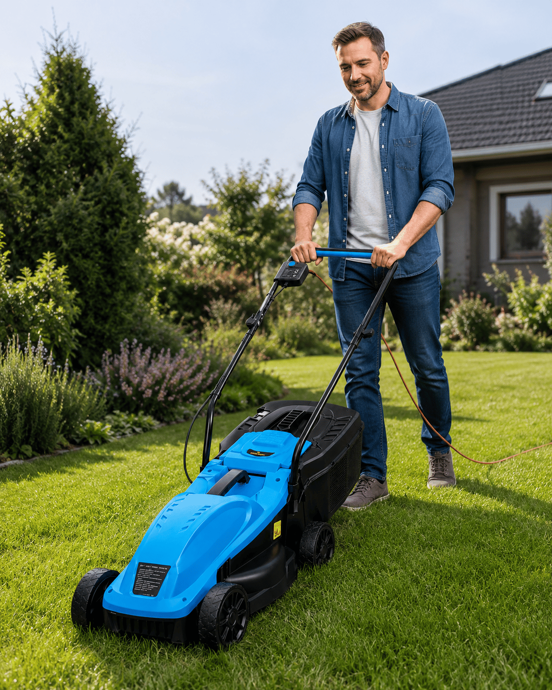 STAHLKRAFT STH 6211 1200W 30L Toplama Torbalı Elektrikli Çim Biçme Makinesi