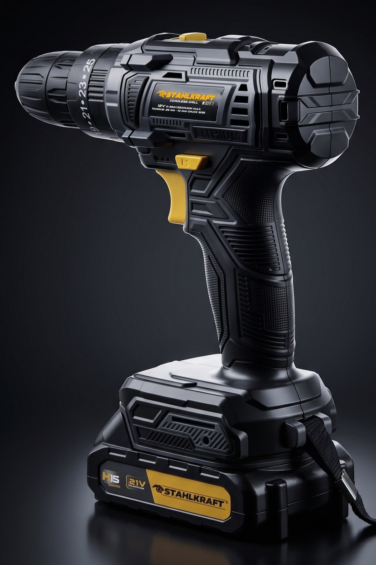 Stahlkraft H15 2103 Darbeli Vidalama Matkap 12V 24 Parça Uç Seti Hediyeli