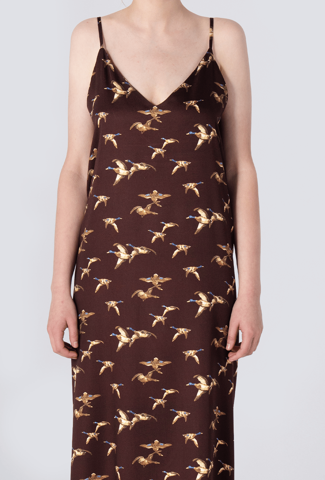 Goose Elbise Kahverengi