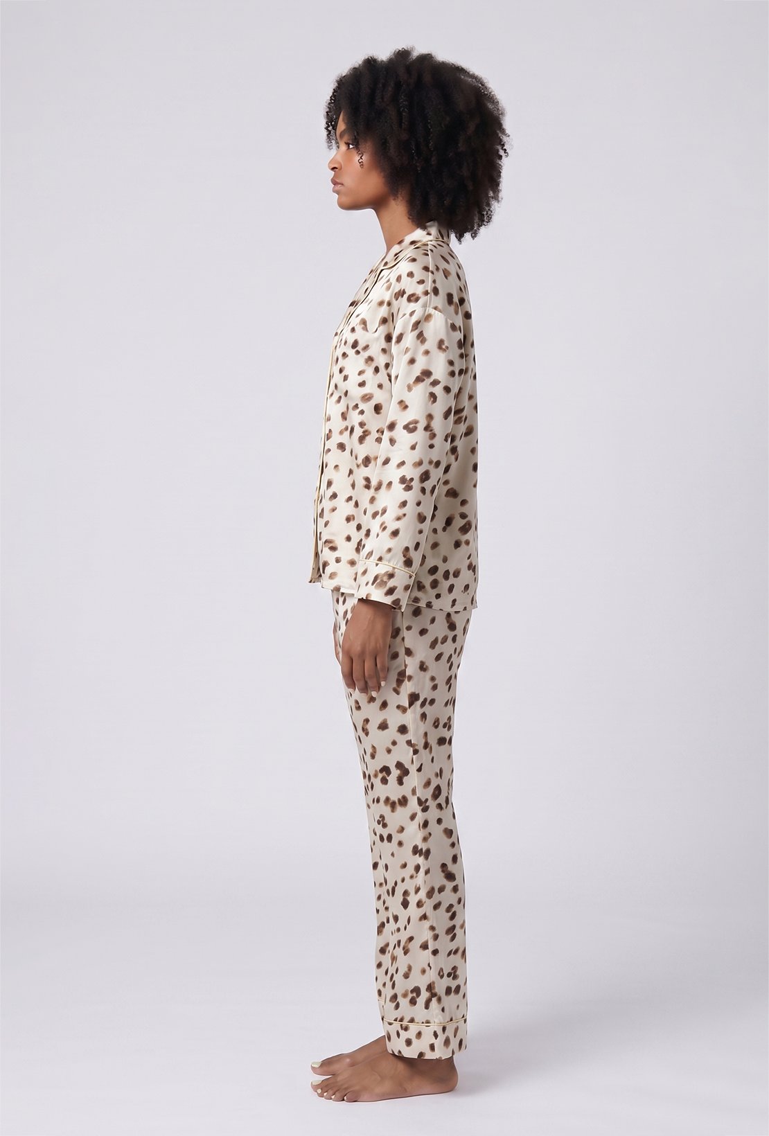Leopar Pijama Takımı