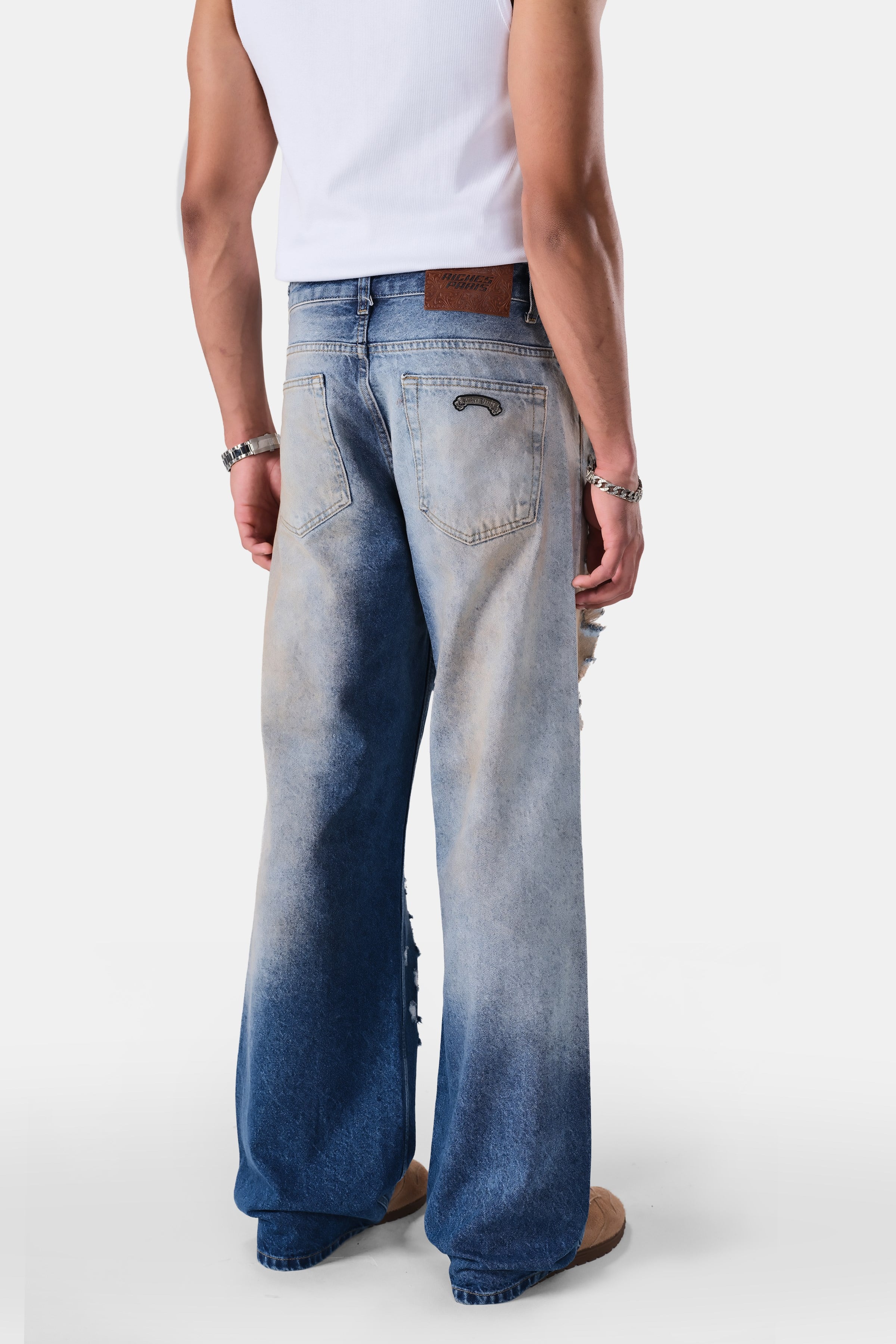 Çan Paça Destroy Detaylı Jean