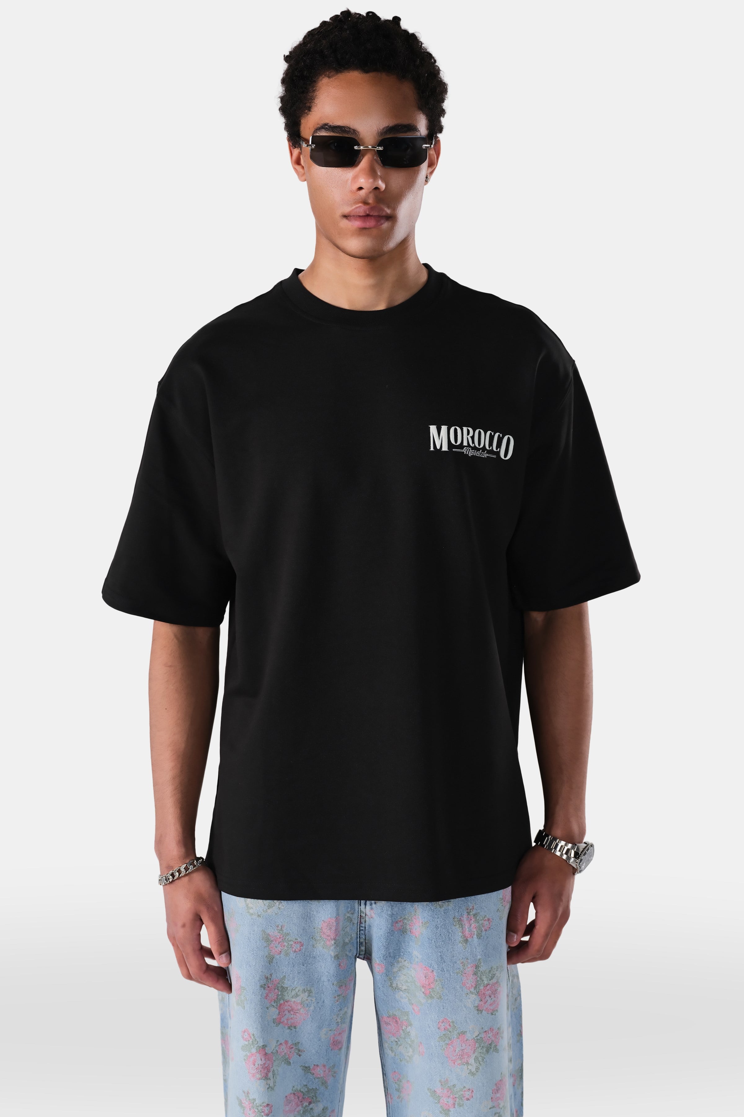Kabartma Baskılı Oversize Fit Tshirt
