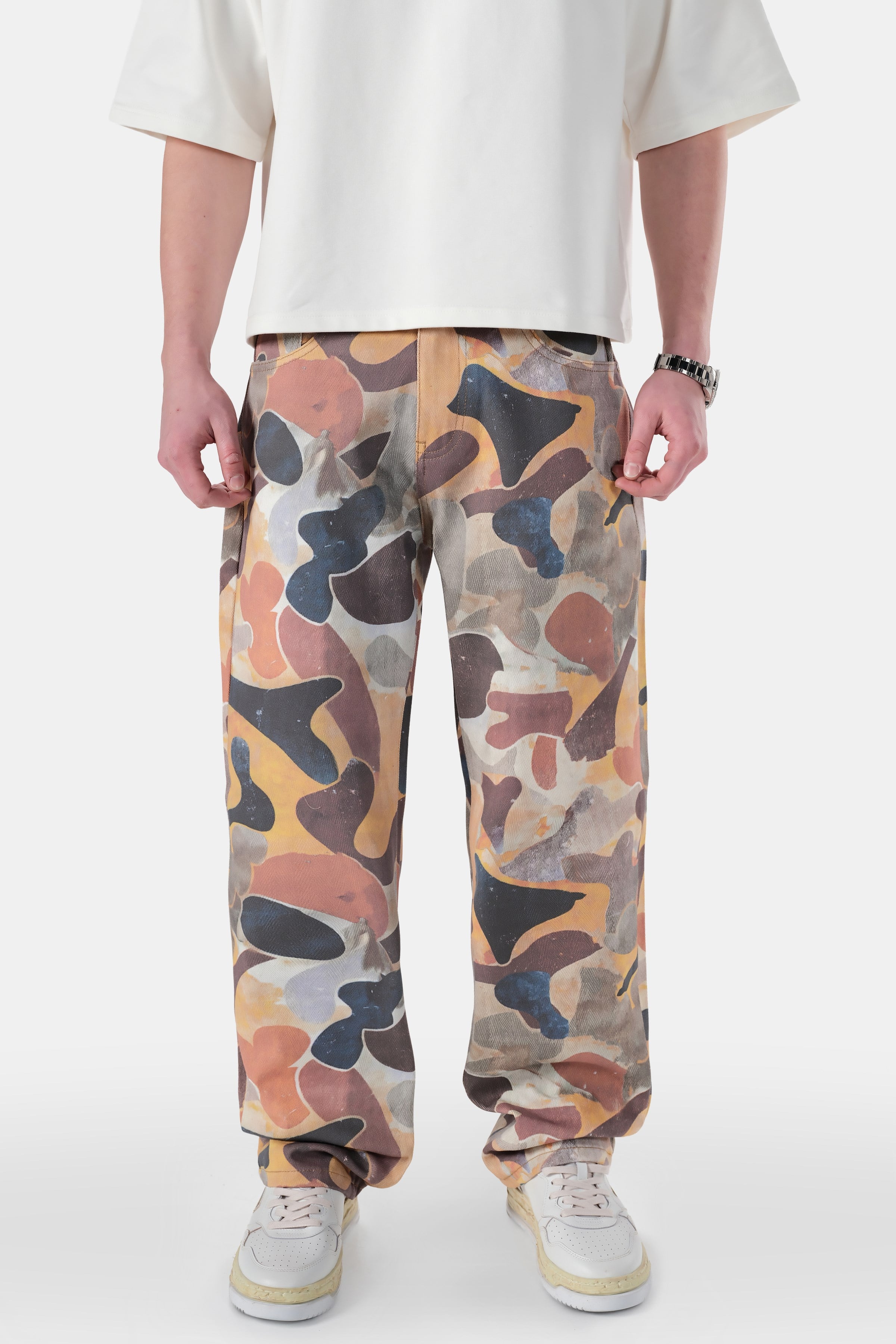 Kamuflaj Baggy Fit Jean