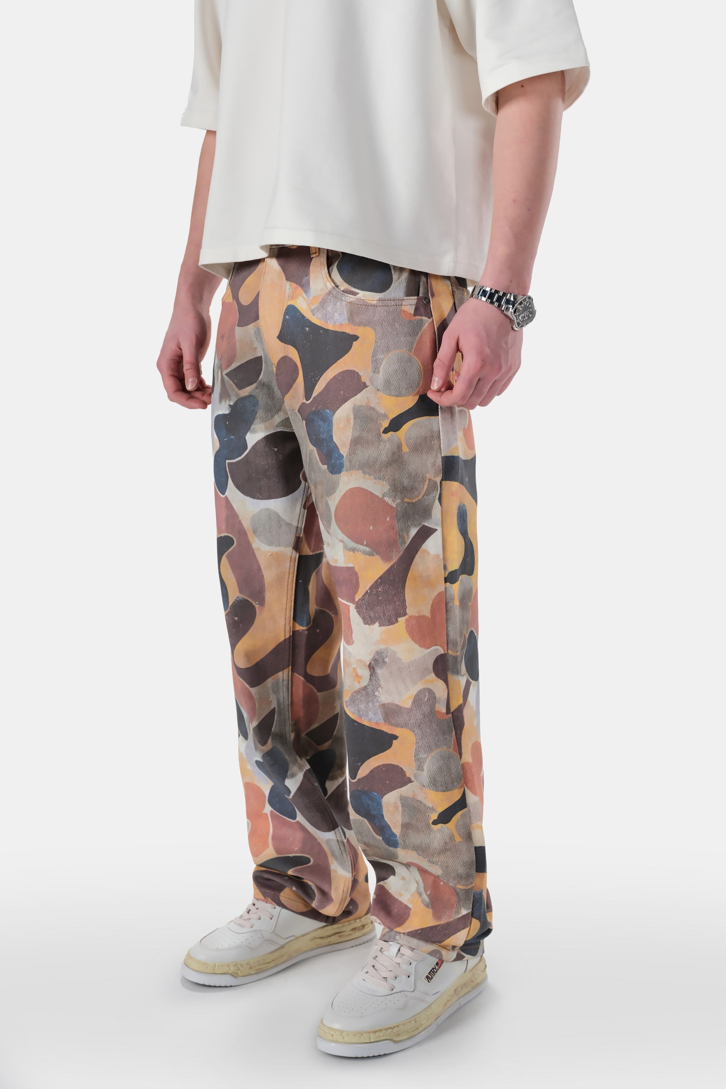 Kamuflaj Baggy Fit Jean