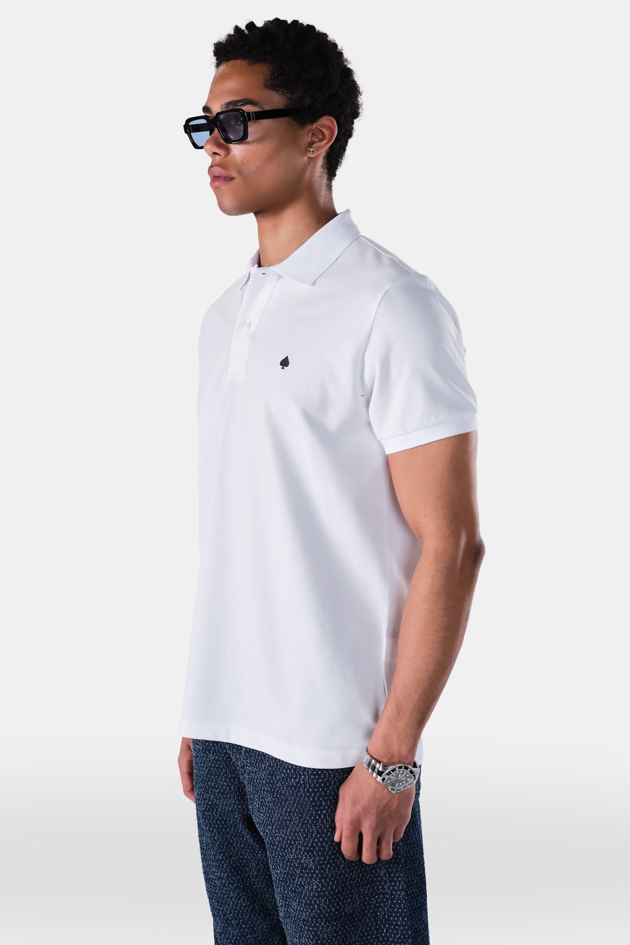 Logo Nakışlı Polo Yaka Tshirt