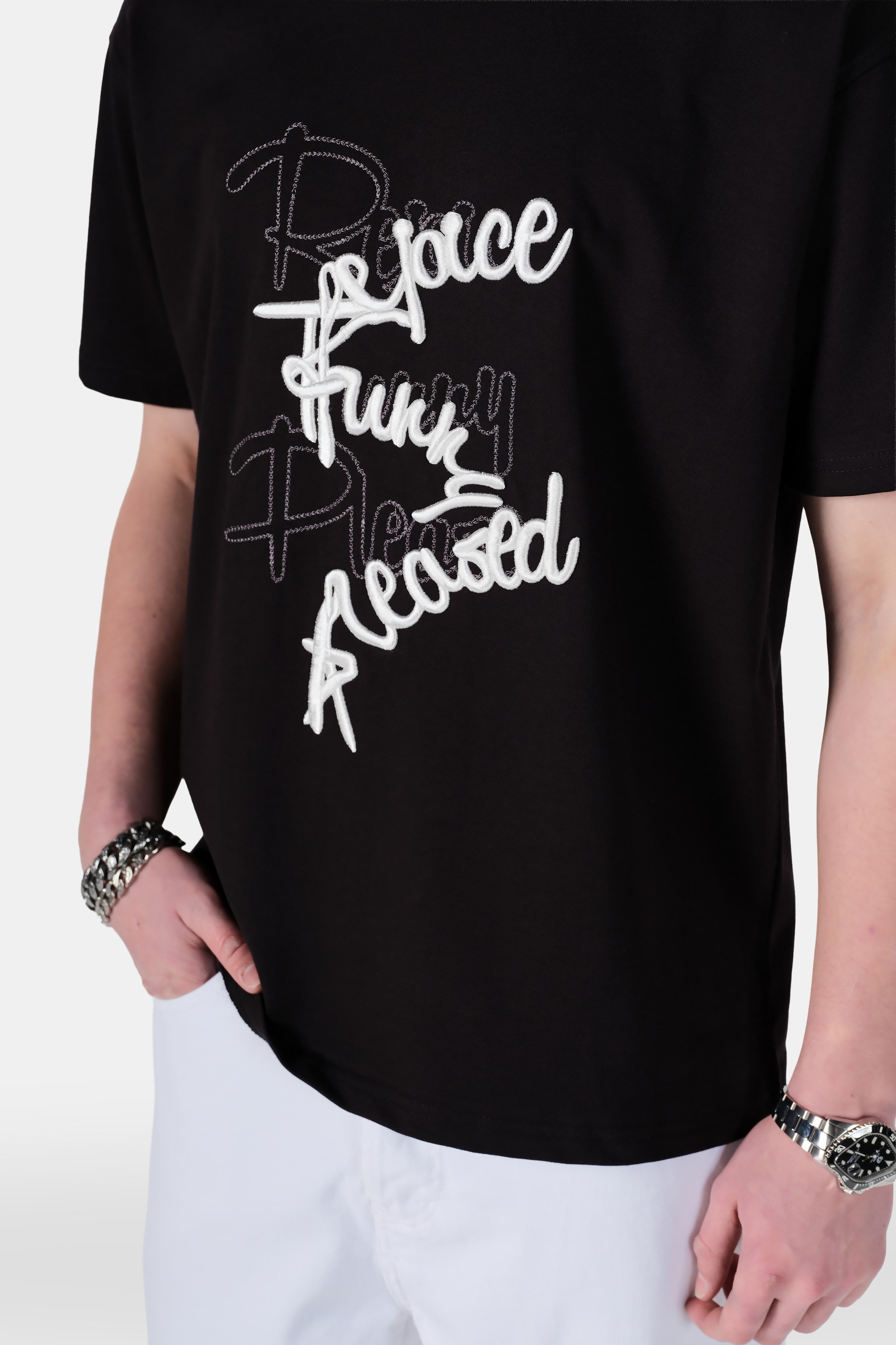 Nakış Detaylı Regular Fit Tshirt