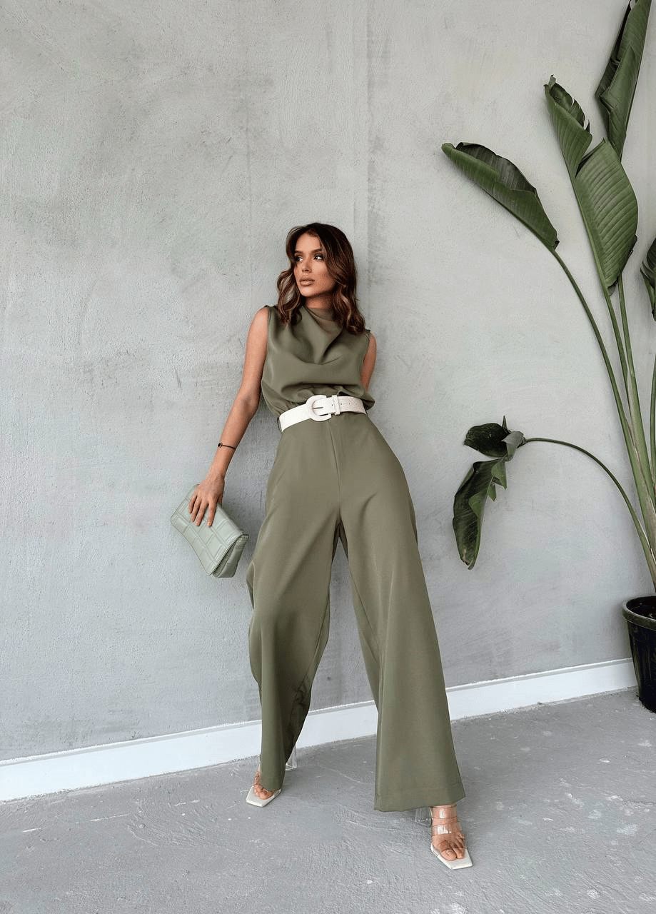 HAKİ DEGAJE YAKA TULUM