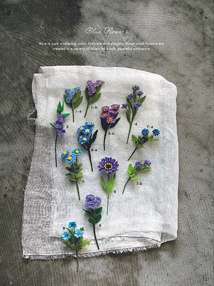101 Beautiful Felt Flowers (İngilizce)