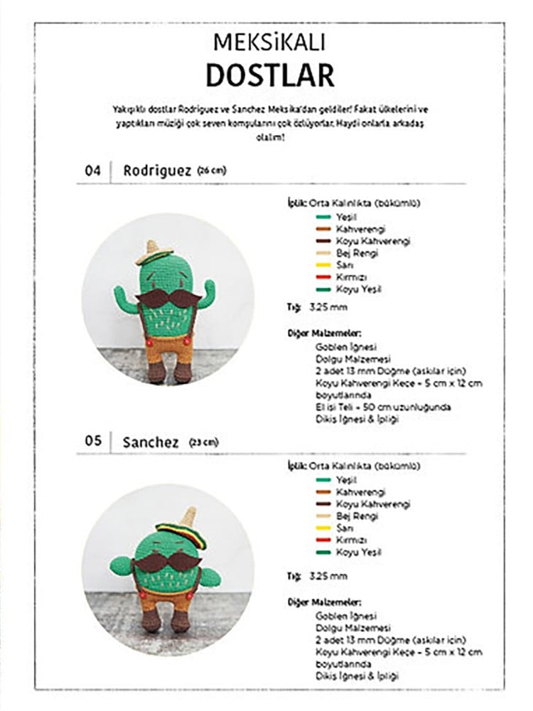 Amigurumi Oyuncaklar Koleksiyonu Kitabı