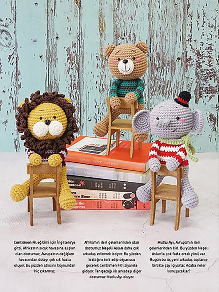 Amigurumi Oyuncaklar Koleksiyonu Kitabı