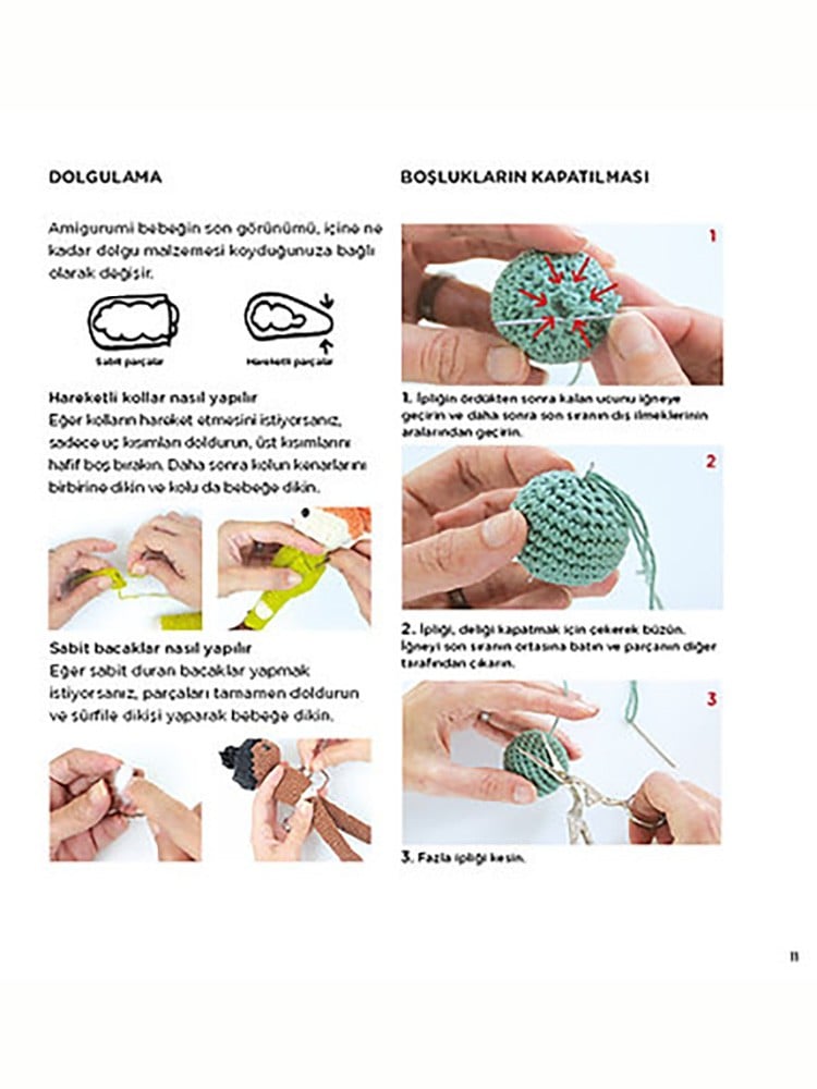 Amigurumi Tığ İşi Bebekler Kitabı