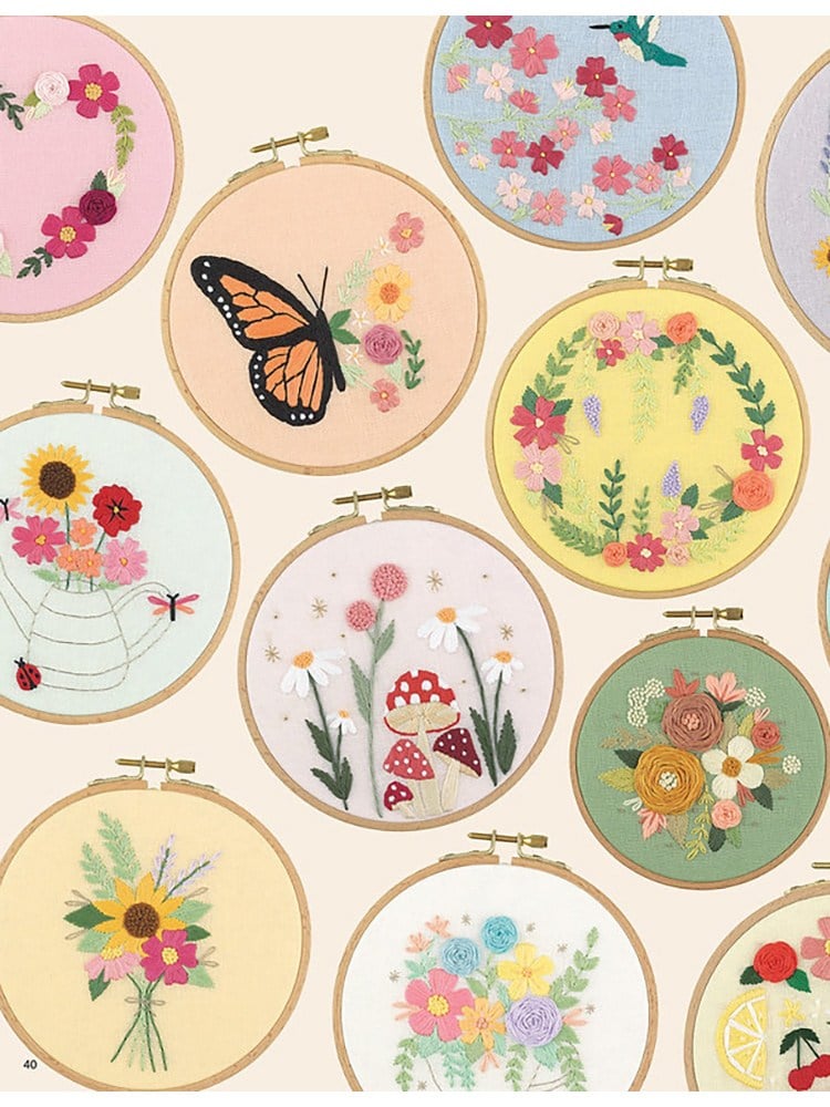 Blossoming Embroidery Nakış Kitabı (İngilizce)
