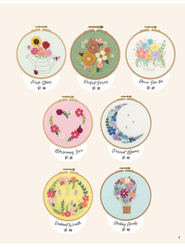 Blossoming Embroidery Nakış Kitabı (İngilizce)